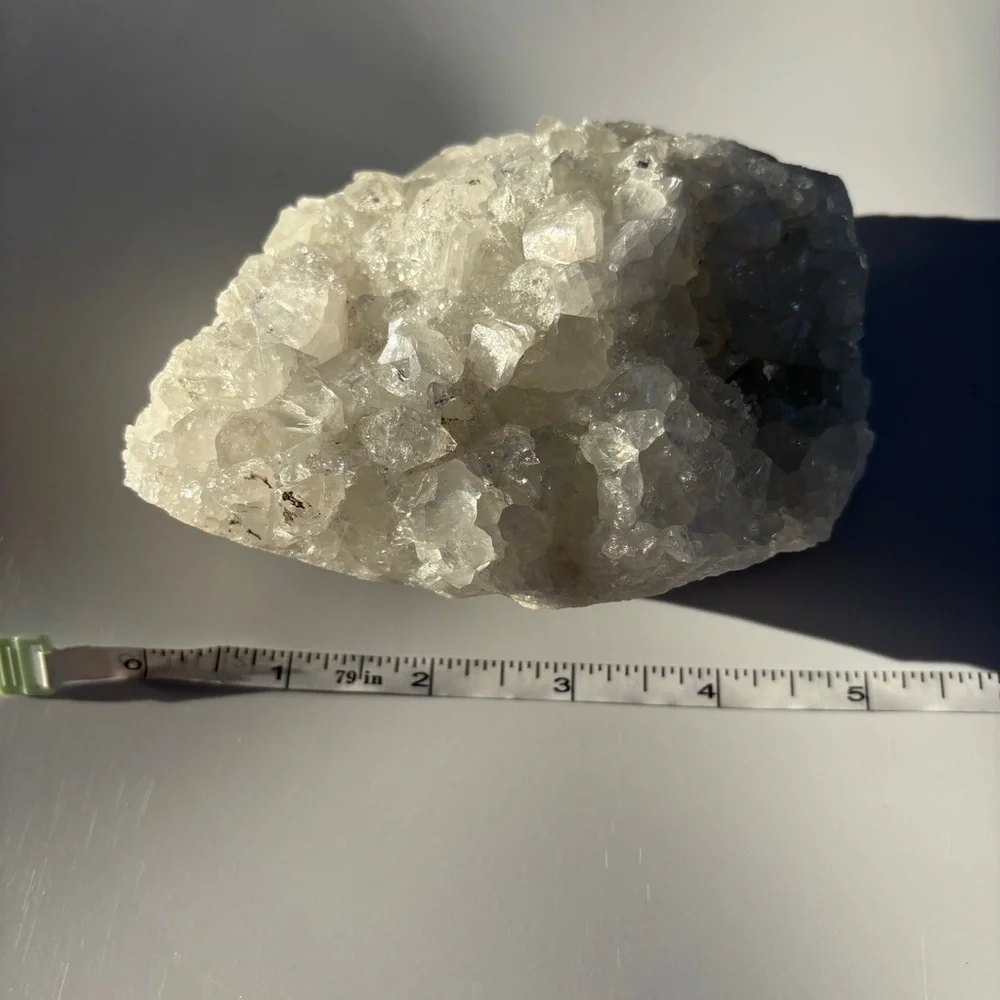Large Clear Quartz Crystal Cluster | Raw Healing Stone | 27 oz